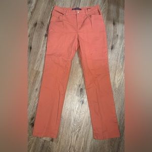 Gloria Vanderbilt Women’s Jeans Amanda Orange Size 8 Petite Straight Leg